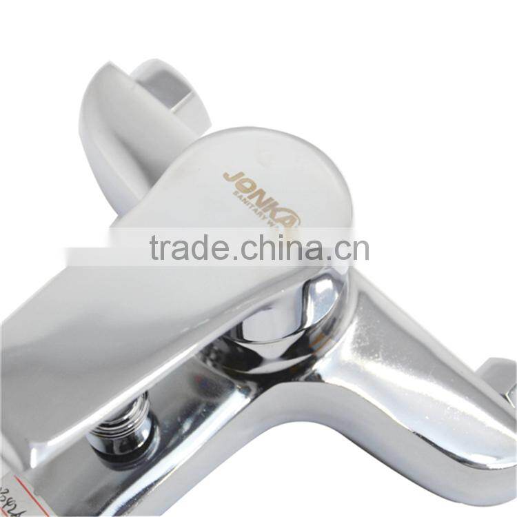 2015 top selling surface mounted double holes shower faucet