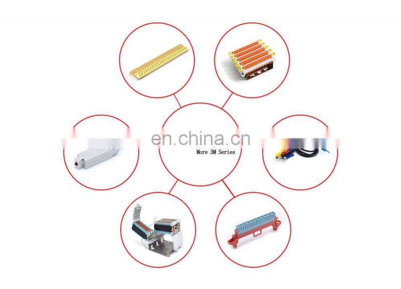 MT-3502 3m grease filled 25 pairs terminal block super-mini straight splicing module