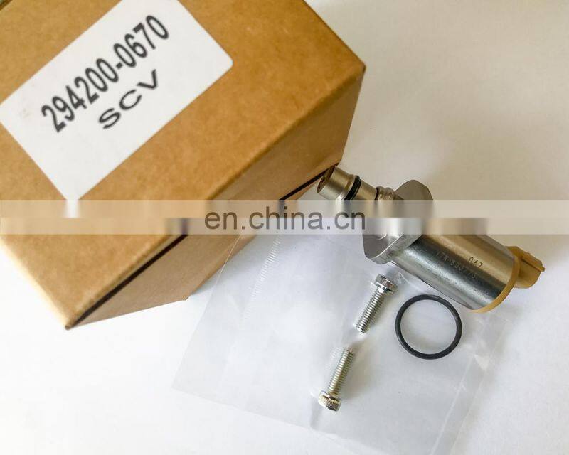 China UD Injection Pump control valve 294200-0670 Suction Control Valve 8-98181831-0 common rail 294200-3670