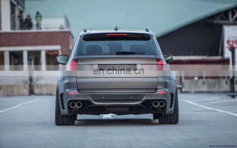 Runde Suitable For Bmw X5 E70 Modified Upgrade Prior Design Style Wide Body Kit Front Rear Bumper Wheel Eyebrow Fender