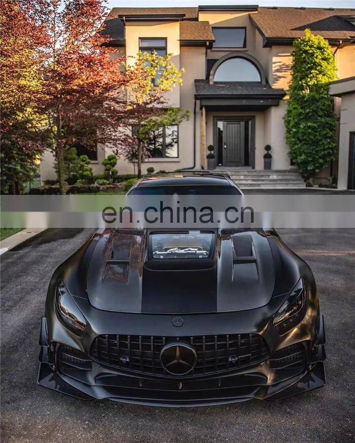 Runde IMP Style Hood For Mercedes-Benz AMG GT Upgrade IMP Style Top Quality Carbon Fiber Transparent Engine Cover