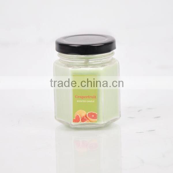 80g Scented Candle glass candle Jar ,Home Decorative wax candle jar SA-2029