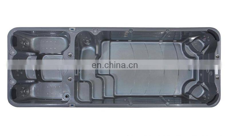 large outdoor freestanding fibreglass balboa swim spa hot tub swimming pools bathtub 6m for family