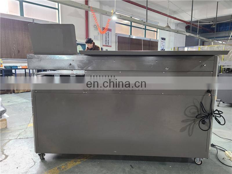 UK8 a3 440mm variable frequency speed Hot thermal book cover gluing machine, cardboard notebook binding machine