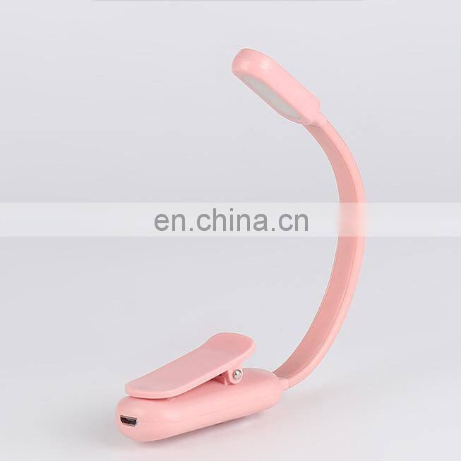 Pinbo USB Rechargeable Folding Led Reading Lamp With clip