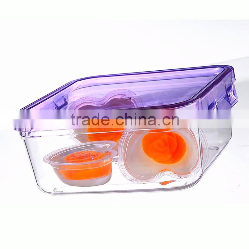 Fruit salad storage container pp food container crisper