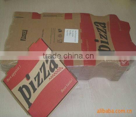 square pizza box for sale, custom design bulk cheap paper packaging pizza box