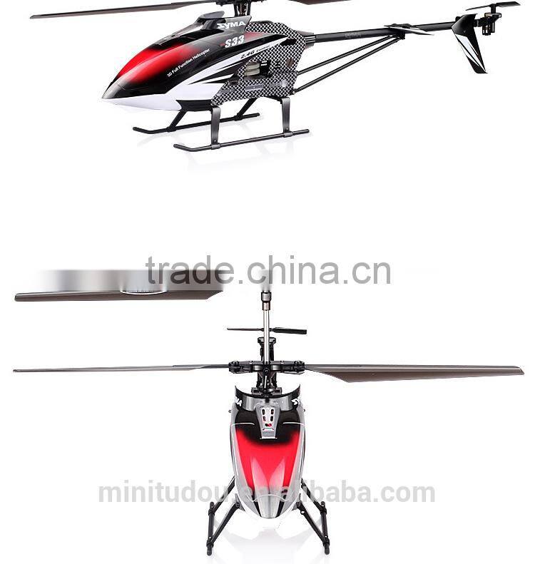 Minitudou RC toys 2.4G RC Helicopter 3Channel RC Mini Helicopter S33