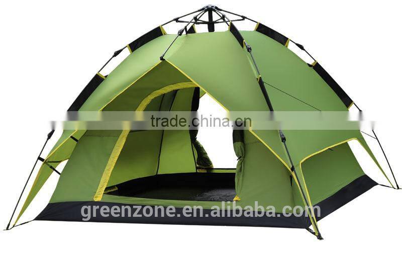 Coulourful Auto Tent colour green