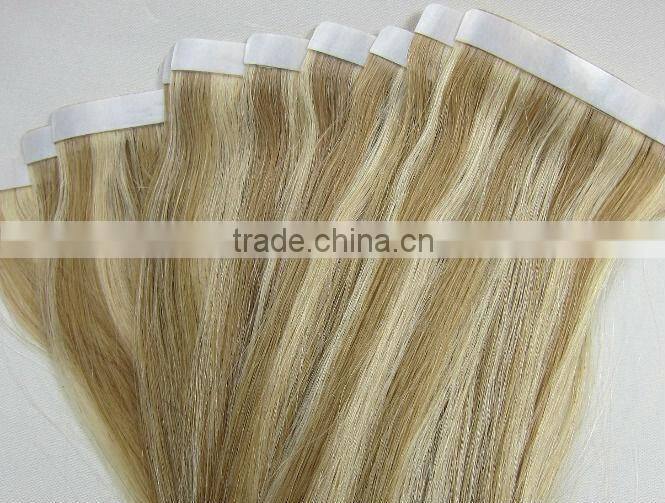 Alibaba express hot selling 100% remy human tape hair