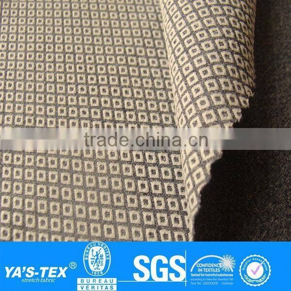 emboss polyester spandex yarn dyed 4 way spandex cycle sportwear fabric