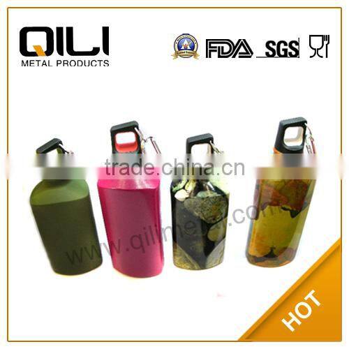 Fashion stainless steel food grade bpa free custom sports water bottle with logo