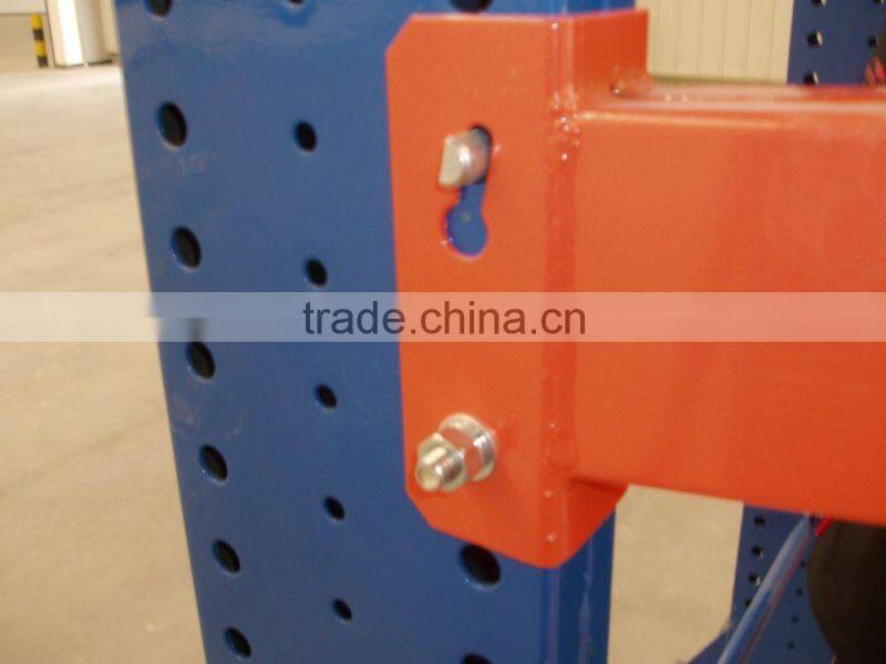 Solid steel plate storage rack