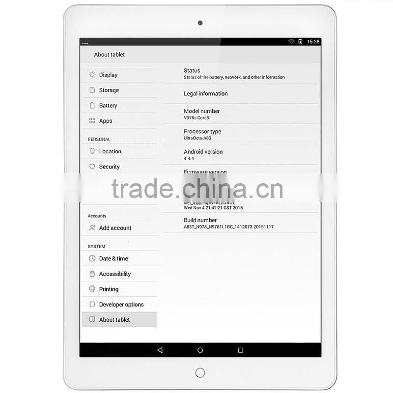 Onda V975s Octa Core 9.7 inch 1GB RAM 16GB ROM IPS Screen wifi modem rugged tablet pc with importers