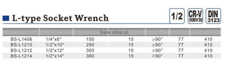 high quality New L perforation Allen wrench