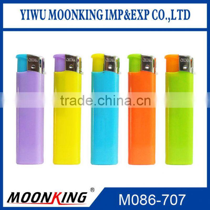 custom logo print electronic disposable cigarette lighters plastic butane gas lighter