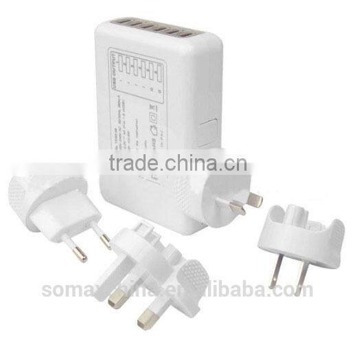 6 port usb wall charger