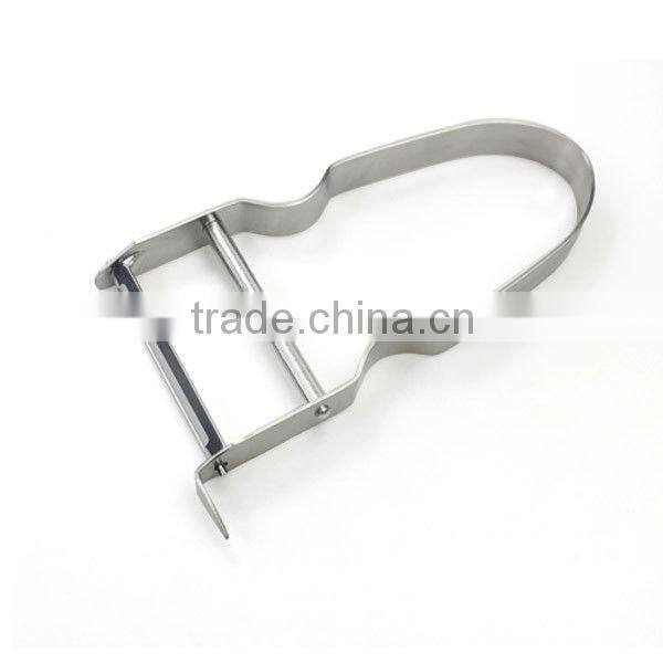 Blue plastic handle paring knife