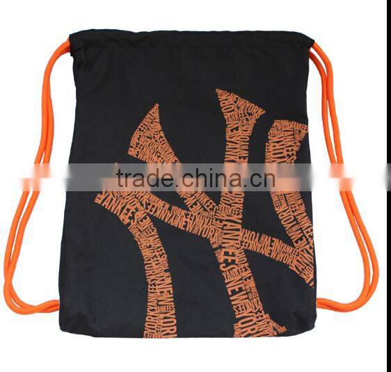 girls canvas drawstring backpack bag