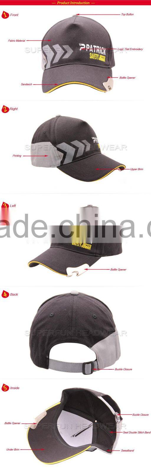 embroidery golden supplier guinness bottle opener cap