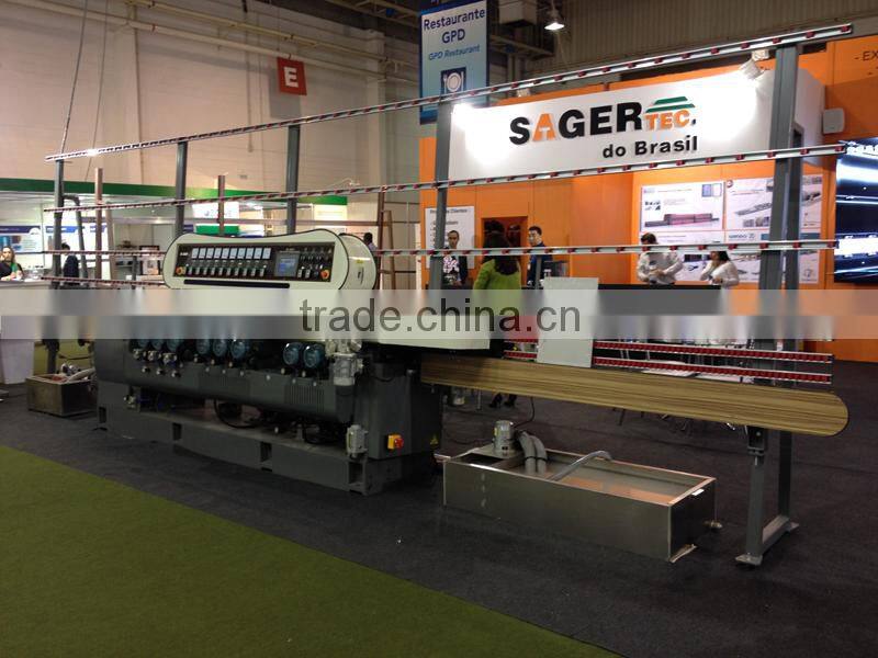 High Speed Glass Stright Line Beveling Machine Glass Polishing Machine
