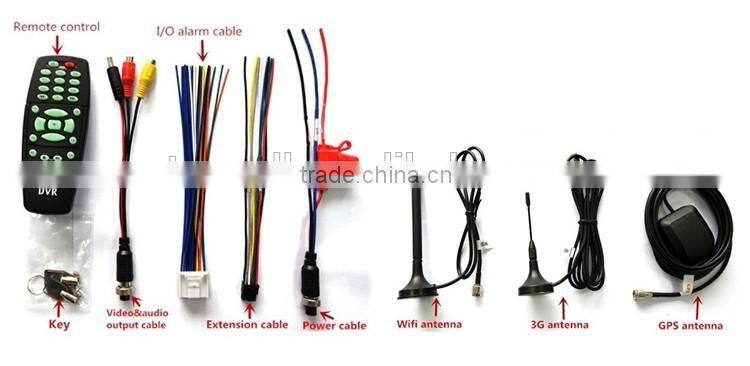 Teswell 4ch hdd 1080P hd SDI mobile dvr for bus with GPS WIFI 3G for vehicle security system 4G mdvr