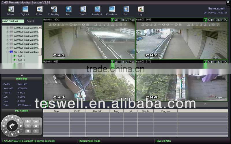 thief killer 4channel double SD storage DVR WIFI