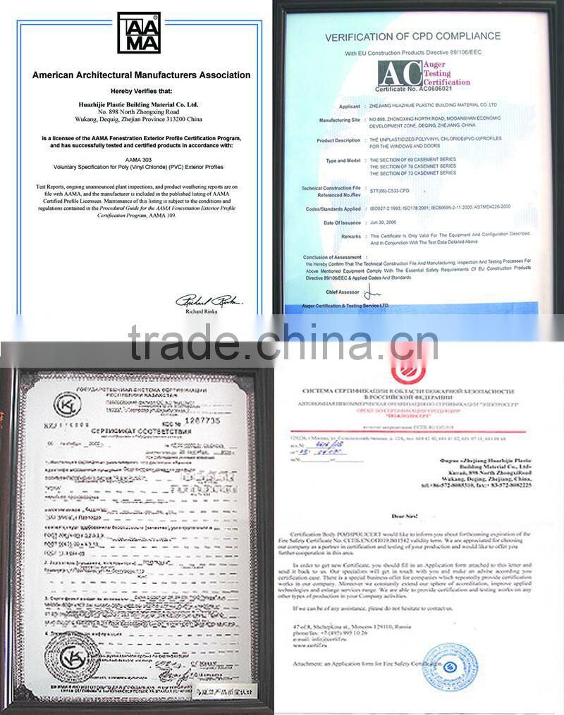 PVC profile for Screen Sash