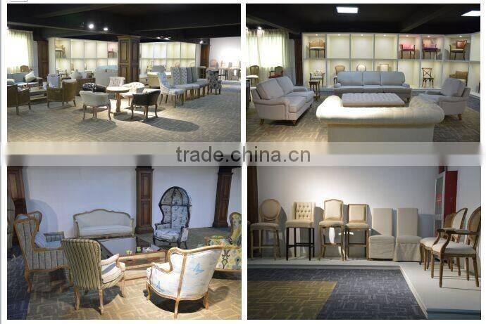 French style antique king size upholstered wooden luxury hotel bed