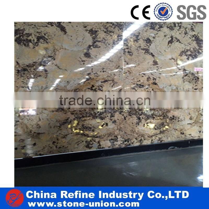 Yellow onyx stone slabs