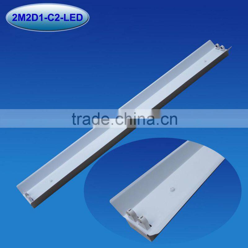 LED lamp fixture 2x600MM, led 2ft double fixture with reflector