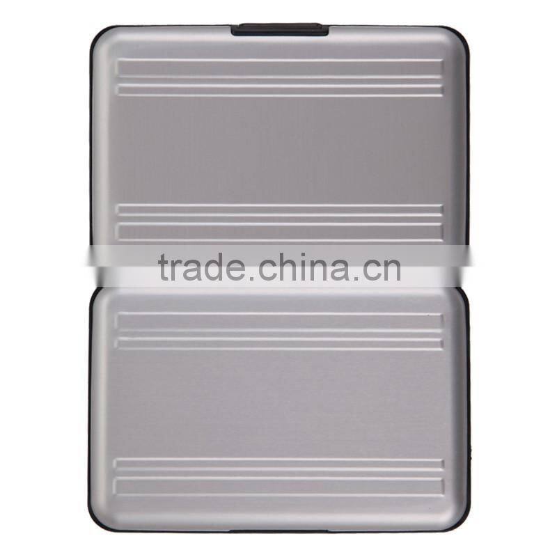 SW1301 Silver Micro SD MicroSD TF Card Holder SDXC Storage Holder Memory Card Case Bag Protector Metal Aluminum