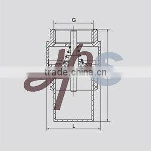 brass check valve with strainer