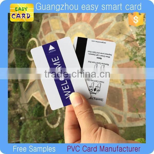 CR80 standard size CMYK offset printing plastic cards with magnetic stripe