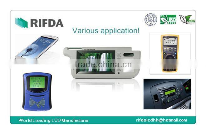 STN blue negative lcd display screens for cars