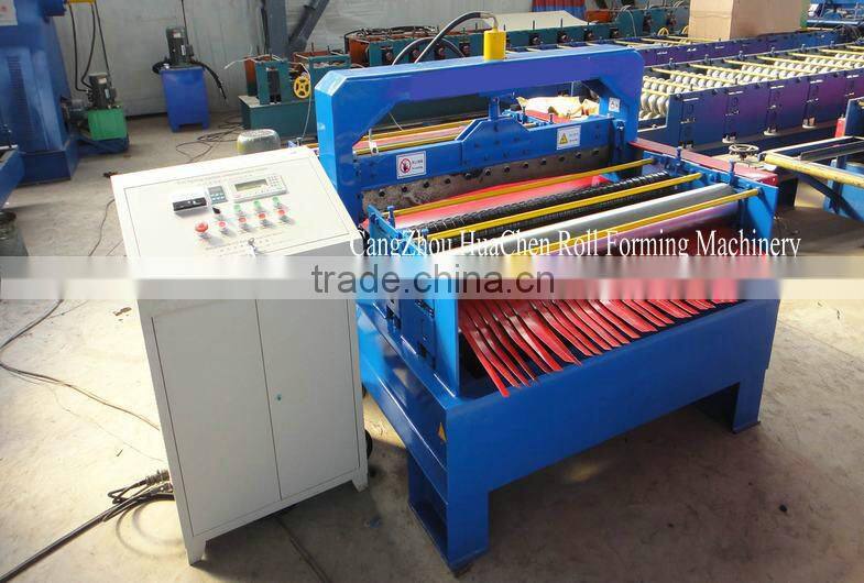 Color Metal Plate Slitting And Cutting Machine Cut To Length