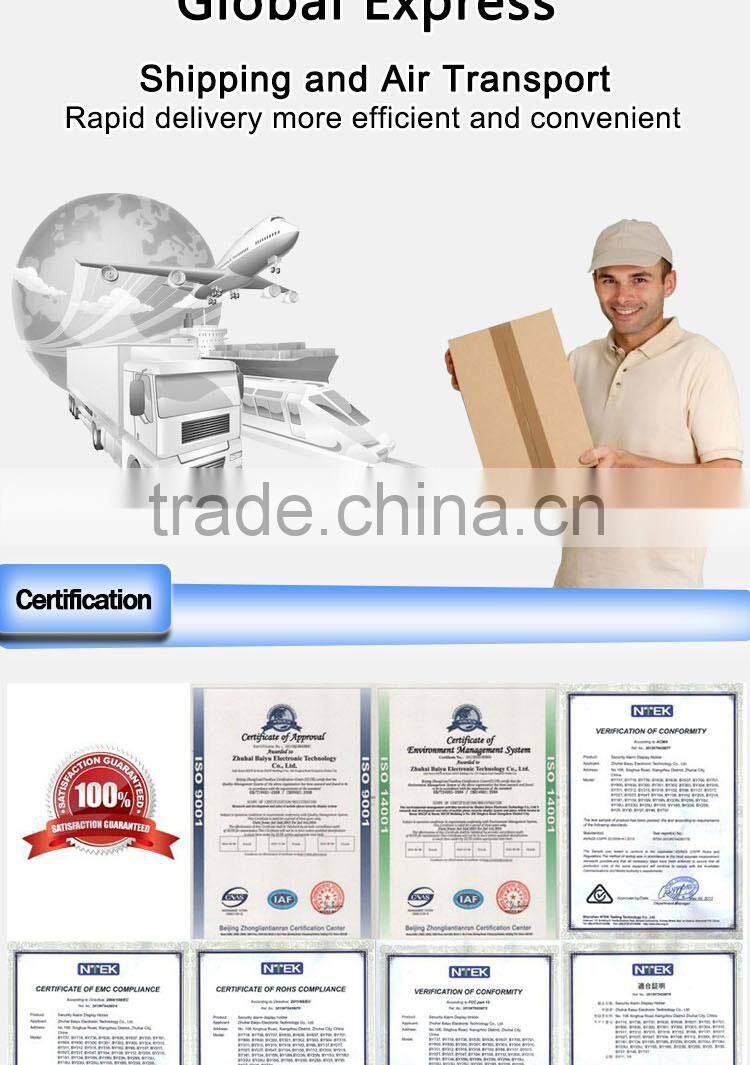 Standalone aluminium anti-shoplifting system for mobile phone