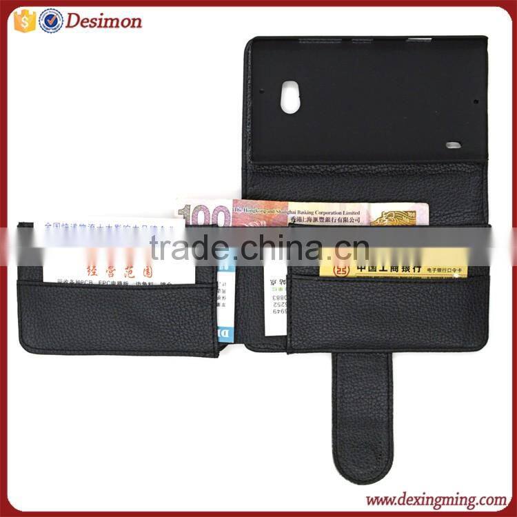 super wallet Desimon PU Leather wallet stand mobile phone leather case for nokia lumia 930
