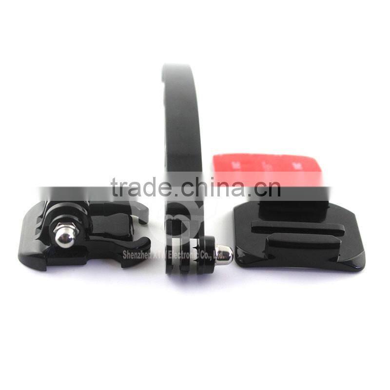 The Arm with Mount for Helmet, with 3M sticker & screws. For GoPro Hero3+/3/2/1