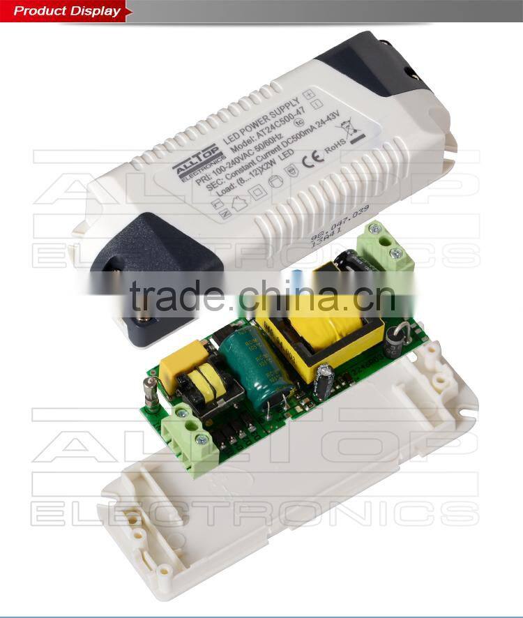 High efficiency constant current 300mA 18w led power supply