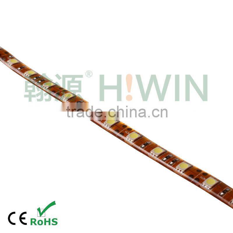 DC 12V led strips resin coat waterproof,5m a roll