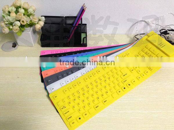 Waterproof foldable silicon keyboard, custom silicon keyboard, silicon keyboard