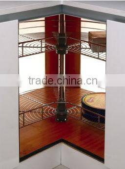 TKK 270 degree kidney-shaped metal kitchen cabinet lazy susan
