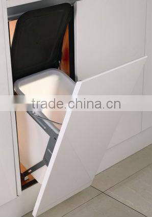 built-in kitchen waste bin