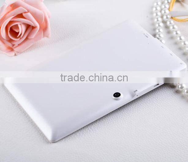 7 Inch Dual Core Android 4.4 cheapest MID with Bluetooth Dual Camera Q88 A23 cheapest Tablet