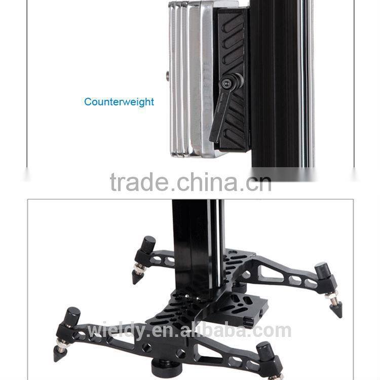 Portable Wieldy Load 8 Kg Video DSLR Slider Pan Tilt Head Rail for 5D2 5D3