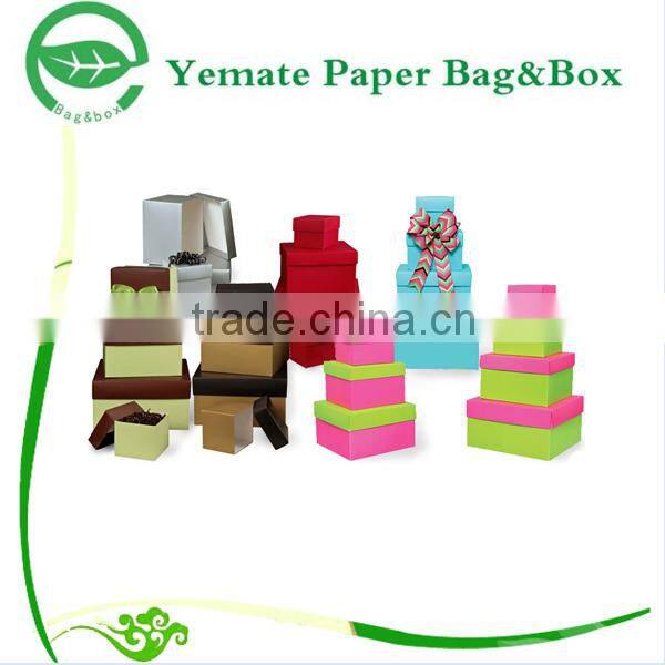 high quality custom printed gift small white paper watch box