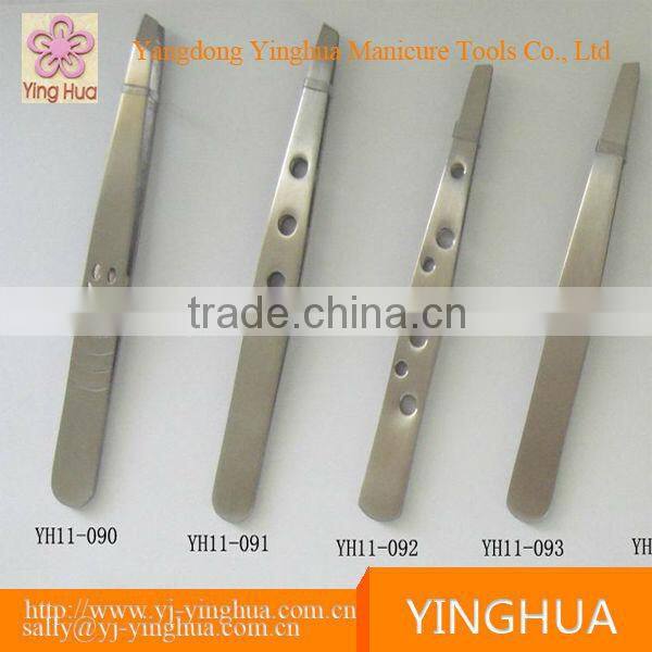 New product eyebrow tweezers with crystal decoration