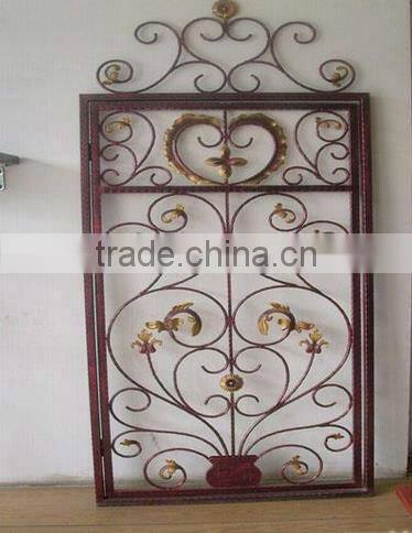 Top-selling wrought iron window grill design