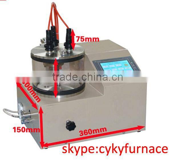 3 Rotary Targets Plasma Sputtering Coater w. Substrate Heater (500C) CYKY- VTC-16-3HD
